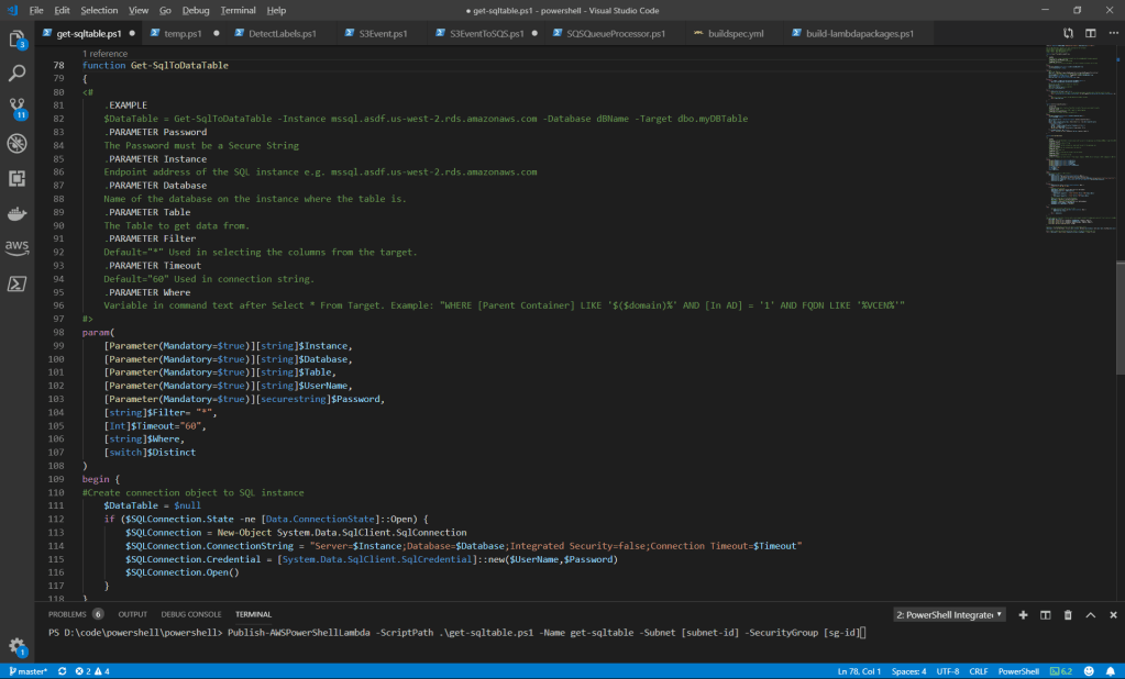 Using AWS Lambda for PowerShell To Get Data From Microsoft SQL Instance ...